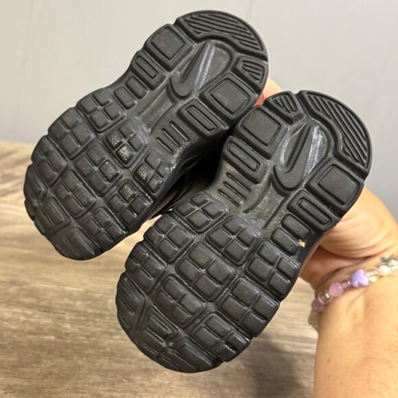 Nike ACG Toddler Boots Black & Brown Leather Lace-Up Waterproof Rubber sz 4C - Picture 7 of 8